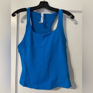 NEW Lululemon Blue Tank Top with built in support, size L